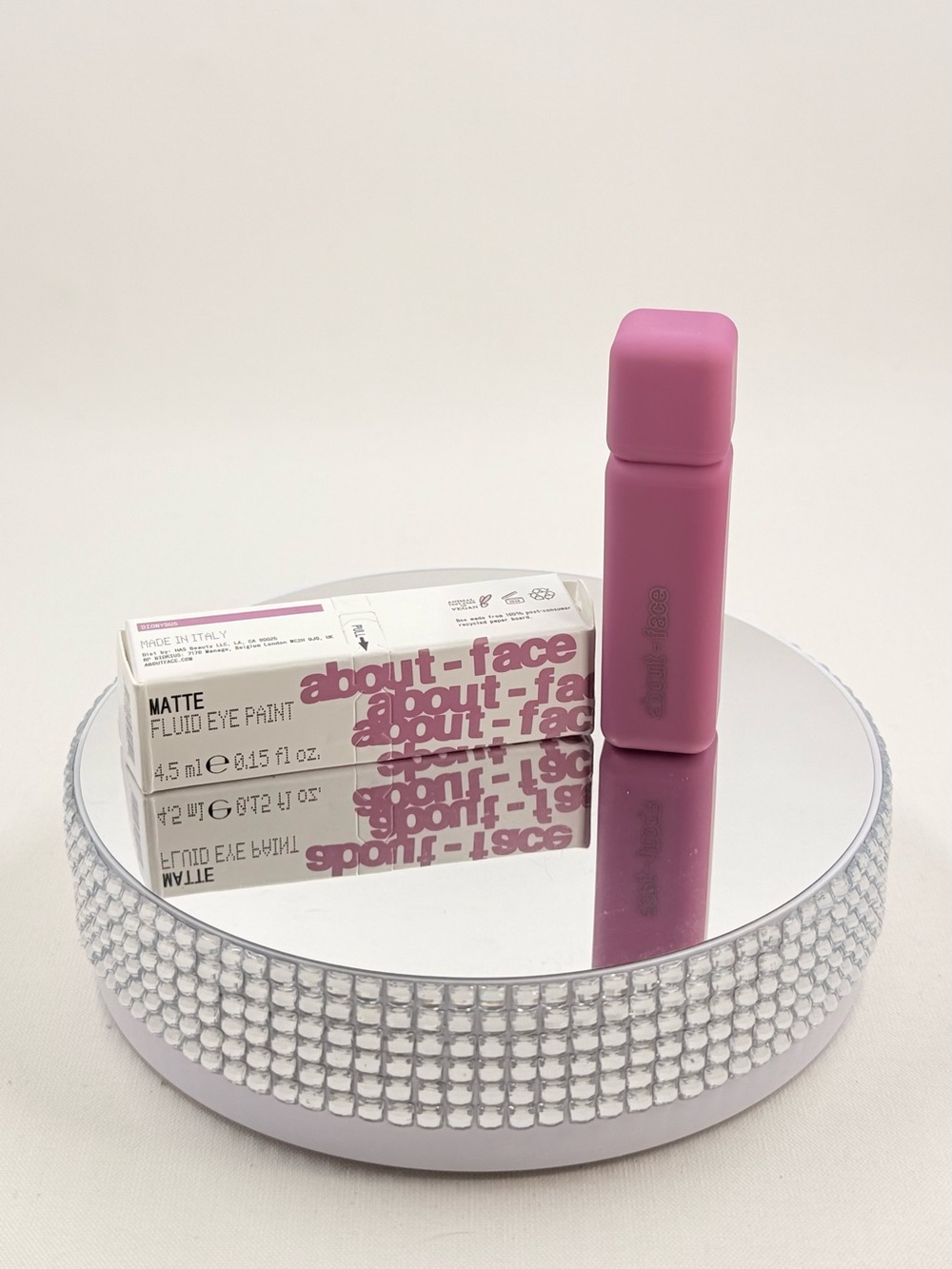 About-Face Matte Fluid Eye Paint Shade Dionysus BNIB .15 fl oz
